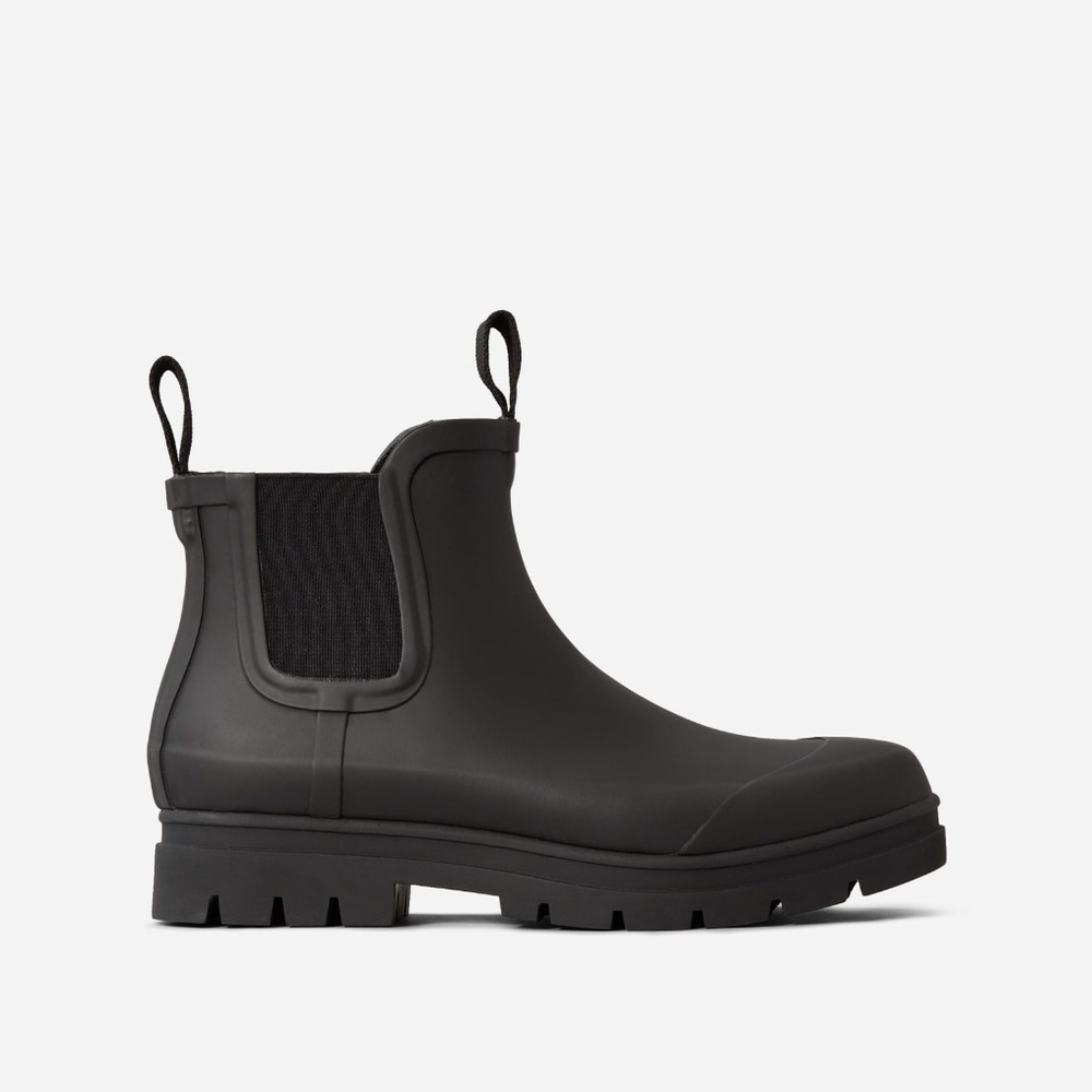 Everlane The Rain Boot Black Base - Size 10